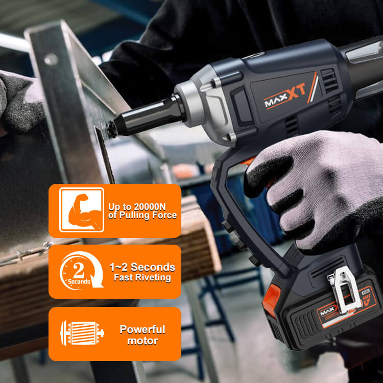 MAXXT Rivet Gun MDRG20V rivettatrice a batteria 20V 2,4-6 mm