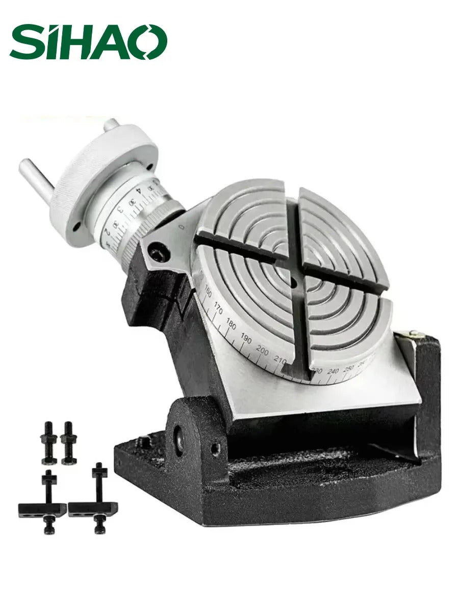 Sihao Rotary Table tavola rotante 4" 100mm HV 360° ghisa