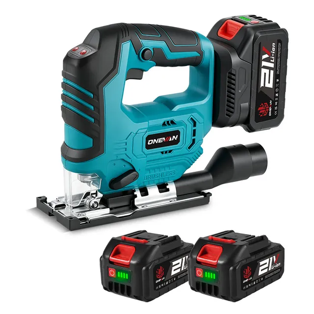 ONEVAN Woodworking Tools seghetto alternativo 135mm 2 batterie EU