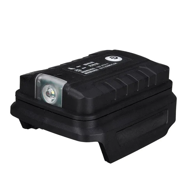 ONEVAN Tool Accessories Adattatore Batteria-USB Doppia USB nero