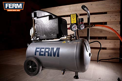 FERM Compressore Olio 1100W 24L 8 Bar CRM1045
