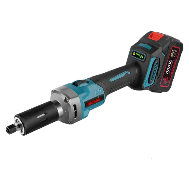 ONEVAN Woodworking Tools Smerigliatrice Diritta 6mm 660W EU