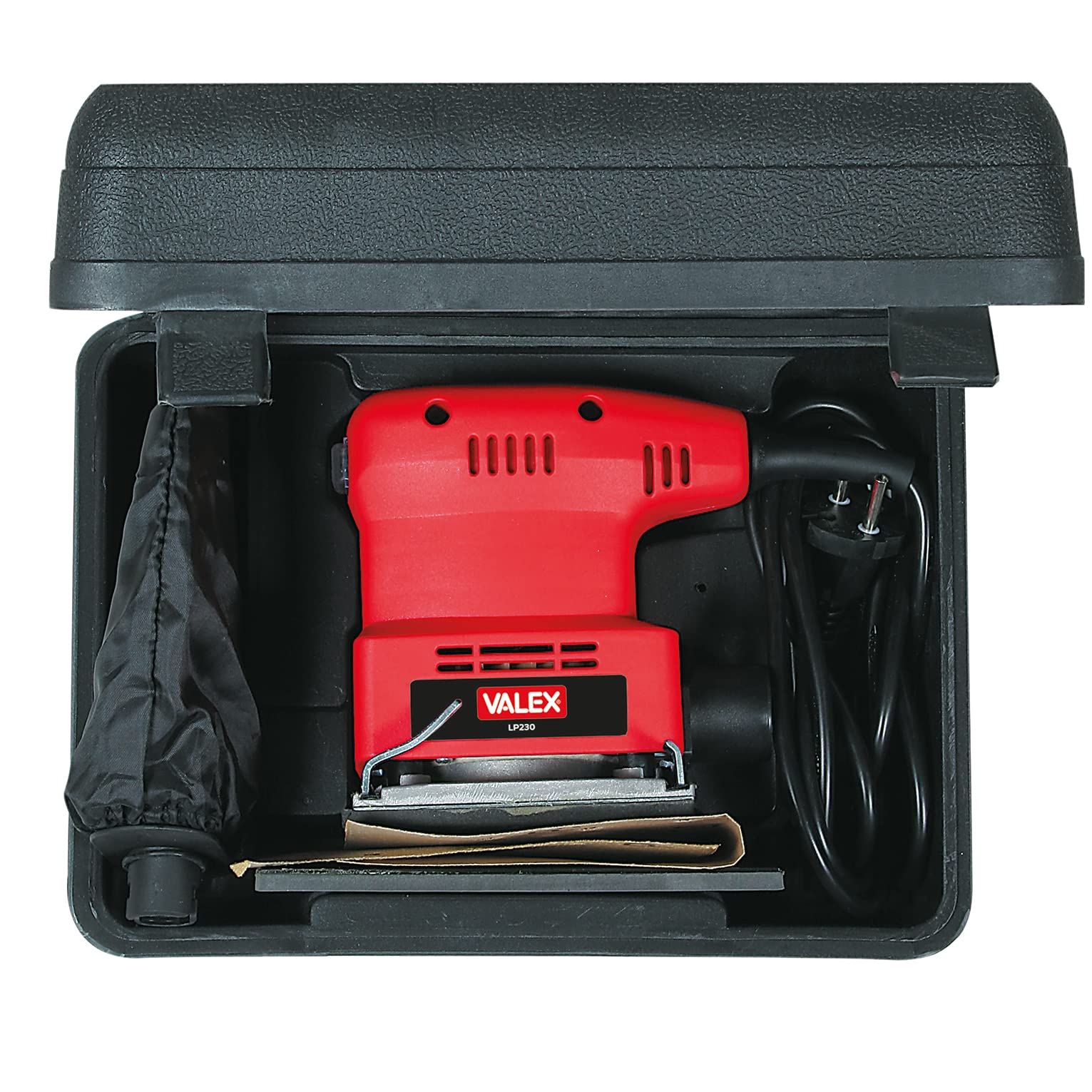 Valex LP230 Levigatrice Palmare 180W con 2 Piastre e Valigetta