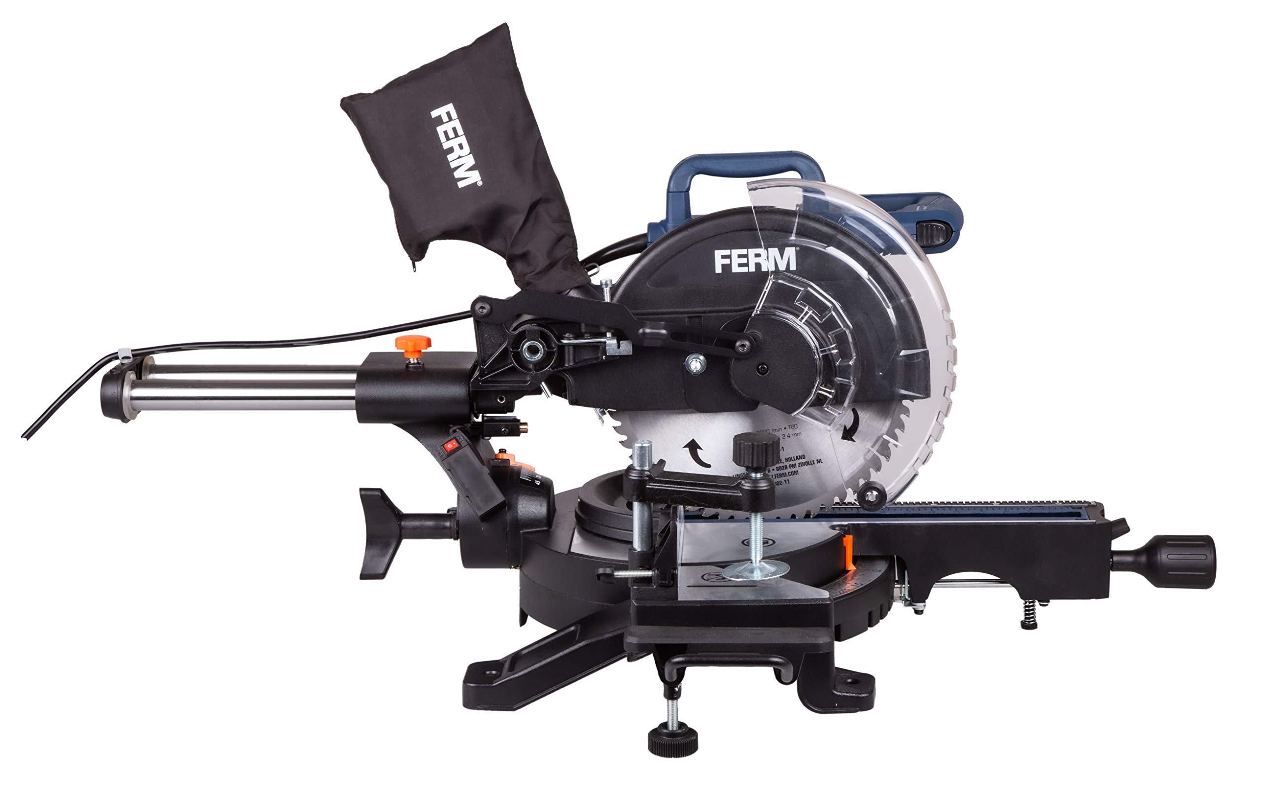 FERM MSM1040 Troncatrice Radiale 1900W Ø254mm Laser