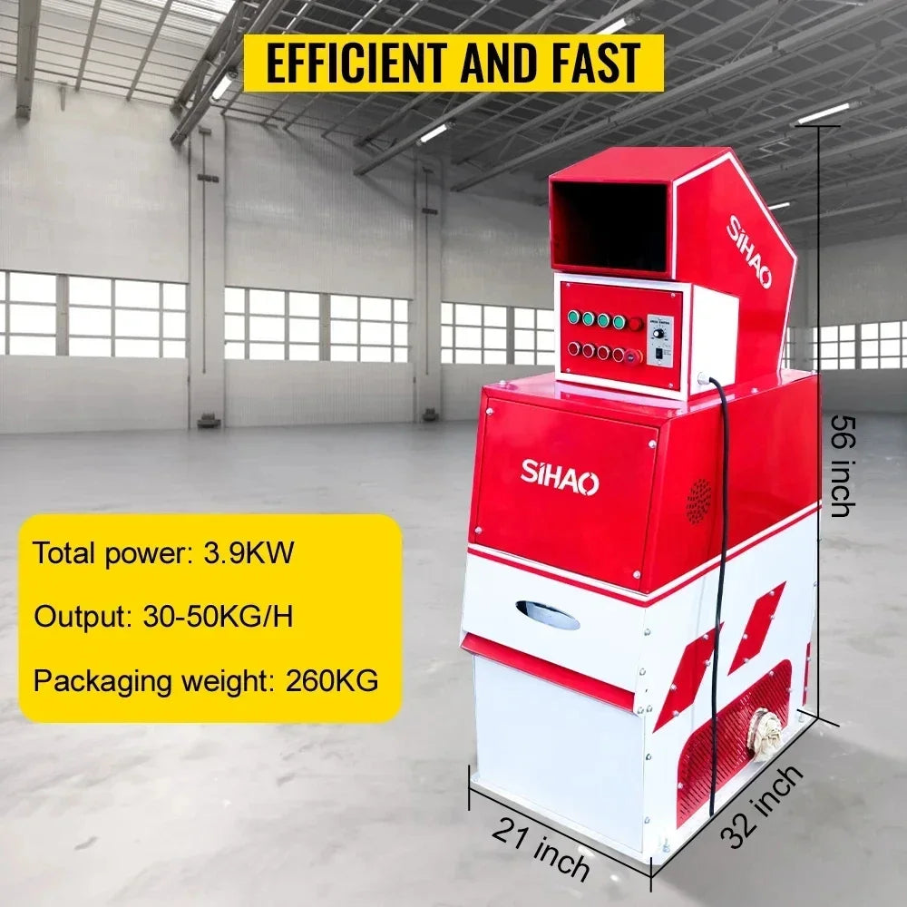 Sihao Tools Granulatore Rame 3.9kW 30-50kg/H Mini