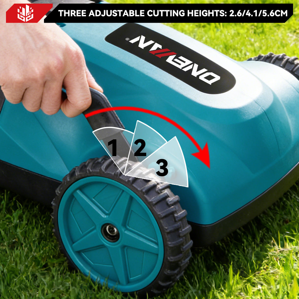 ONEVAN Garden Tools tosaerba 21cm brushless 2 batterie EU