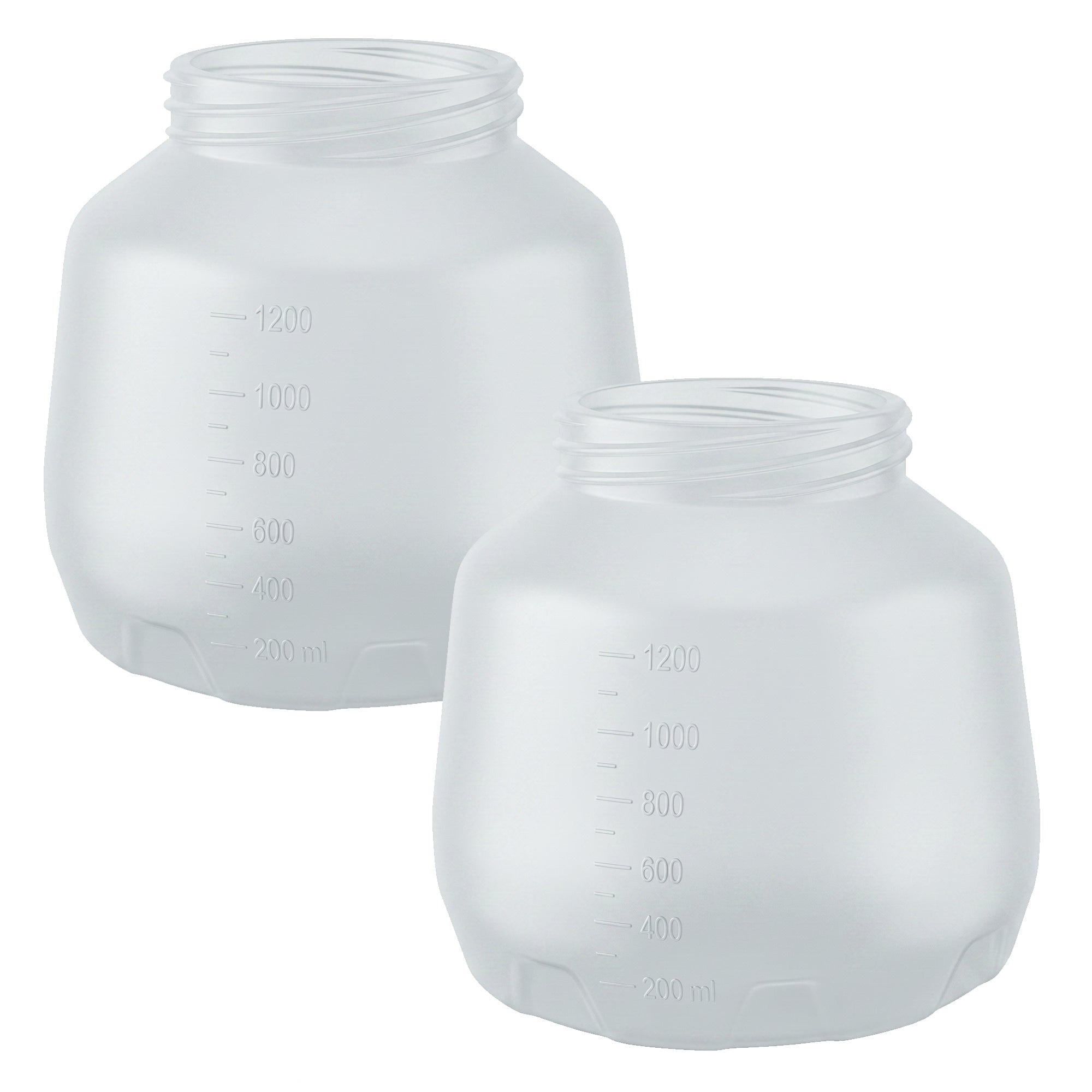 HYCHIKA E011303 Serbatoio Vernice 1200ml 2 Pezzi per 600W