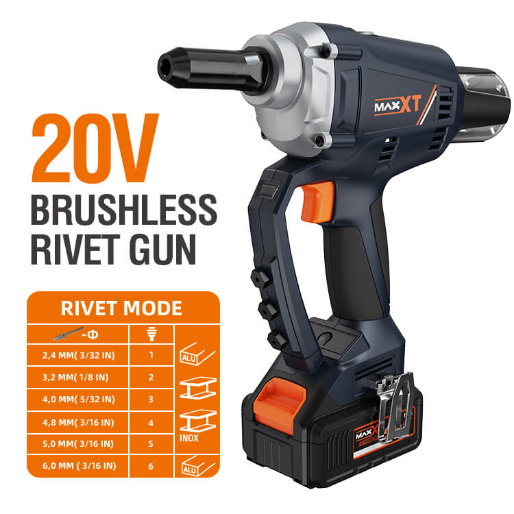 MAXXT Rivet Gun MDRG20V rivettatrice a batteria 20V 2,4-6 mm