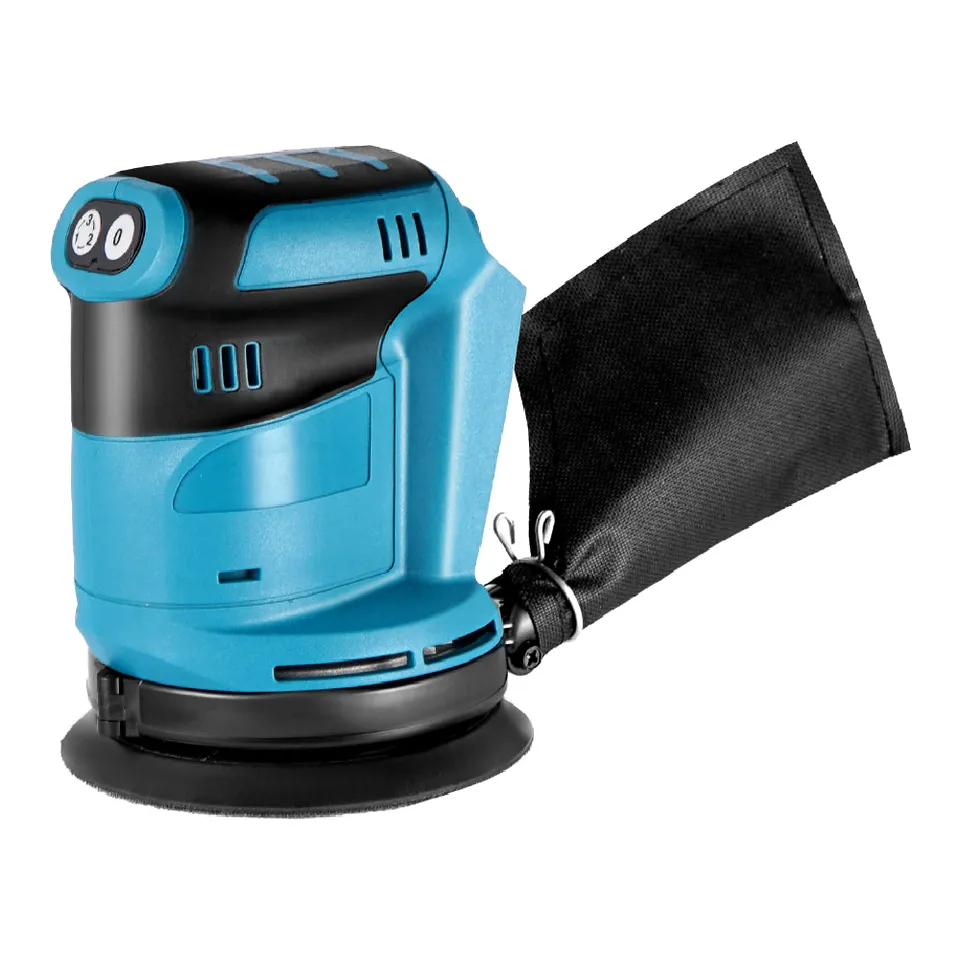 ONEVAN Woodworking Tools Levigatrice Orbitale 125mm 18V 3 Velocità 2 Batterie