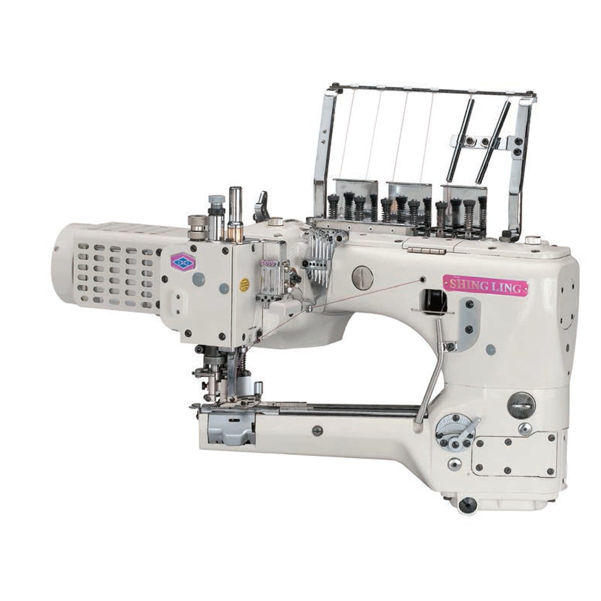 Shing Ling SL-700 SL-703P-GX/452/DS/VD/PLE macchina interlock 4 aghi
