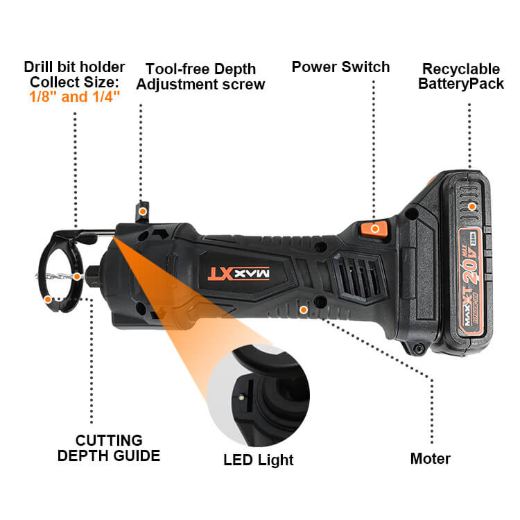 MAXXT MDCOT20V Fresatrice Rifilatore 20V Brushless